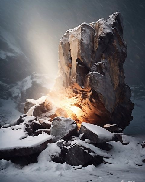 Landschap van fernlichtsicht