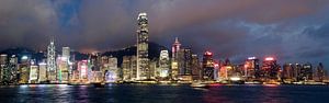 Skyline Hong Kong sur Jolanda van Eek en Ron de Jong