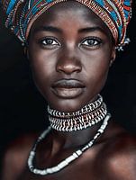 Porträt einer afrikanischen Frau