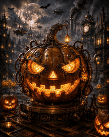 Clockwork Pumpkin – Halloween in the Steampunk Realm by Eric Nagel