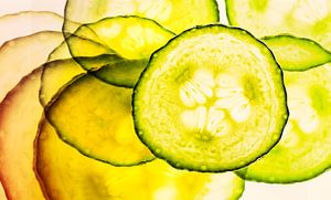 Licht magie - courgettes van Erich Krätschmer