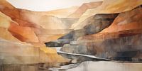 Abstract landschap van Bert Nijholt thumbnail