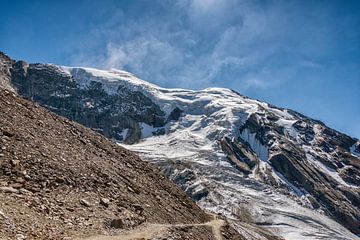 Gletscher Hohsaas Zwitserland 2023 van arie oversier