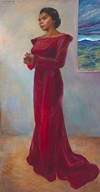 Laura Wheeler Warin, portrait de Marian Anderson, 1944 sur Atelier Liesjes