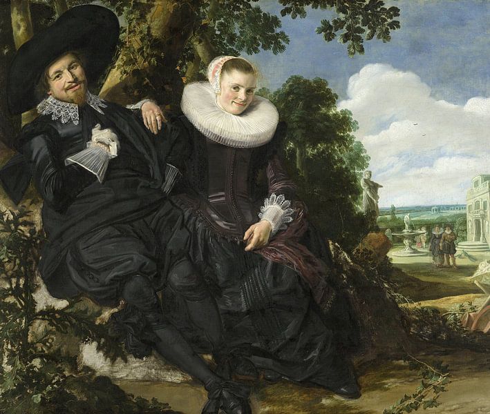 Frans Hals. Portrait d'un couple   par 1000 Schilderijen