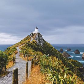 Nugget Point Lighthouse sur Dyon Klaassen