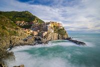 Manarola van de Cinque Terre in Italië