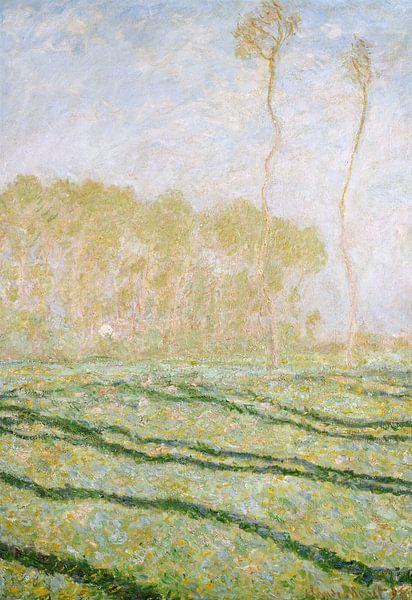 Claude Monet,Spring Country at Giverny by finemasterpiece