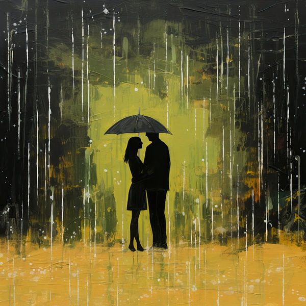 The Kiss by Eye catching paintings