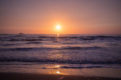 Zonsondergang in Texel