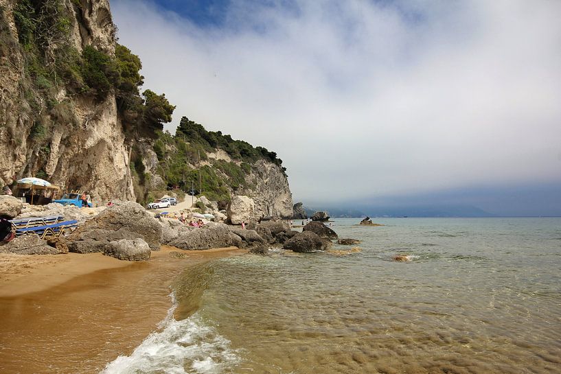 Mirtiotissa Strand auf Korfu sur Hans Winterink