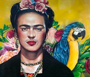Frida schilderij van Jos Hoppenbrouwers