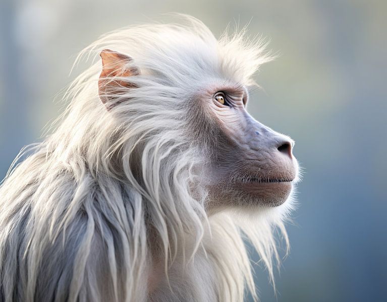 Porträt vom Affen von Thilo Wagner