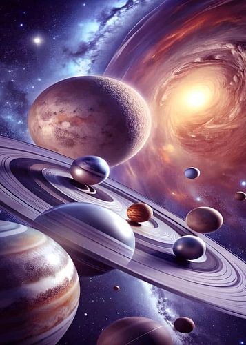 sterrenstelsel en planeet