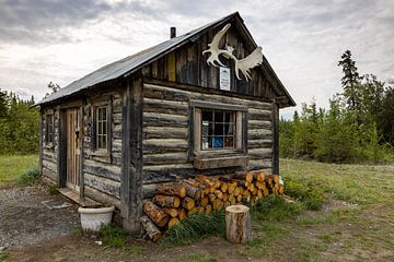 Goldsucher Blockhütte in Kanada von Roland Brack