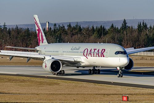 Airbus A350-900 van Qatar Airways.