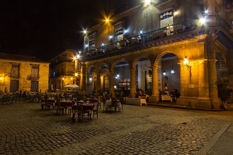 Nachtportret van Havanna van Eddie Meijer