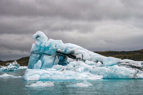 Les icebergs du lac glaciaire Jökulsárlón