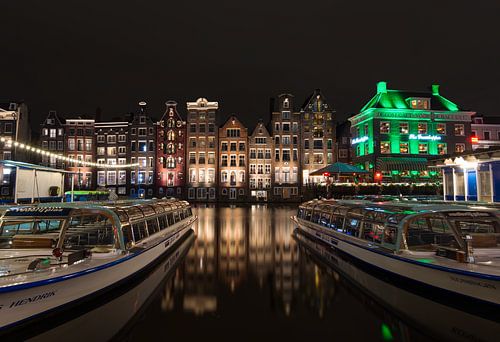 Damrak canal houses