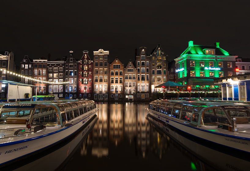 Damrak canal houses by Arno Prijs