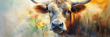 Modern Cows 2910 by ARTEO Paintings