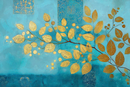 Gilded Elements II - Golden Branch