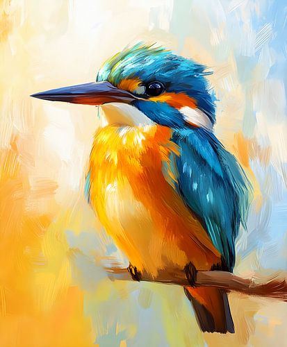 Portrait du martin-pêcheur