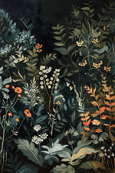 Wild plants by NJ Midnight Studio