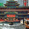 Floating Restaurant in Aberdeen Harbour Hong Kong by Dorothy Berry-Lound