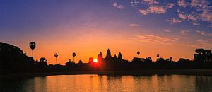 Zonsopkomst bij Angkor Wat, Cambodja van Henk Meijer Photography