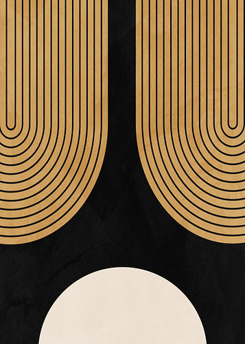 Minimalistische geometrische abstrakte Kunst