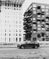 Voiture à Amsterdam, Noir et blanc, Pays-Bas, Photographie, Aaya Photographs