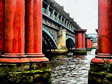 Blackfriars Railway Bridge by Dorothy Berry-Lound