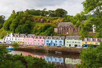 Colorful houses in Portree