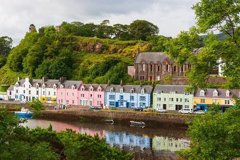 Maisons colorées à Portree par Henk Meijer Photography