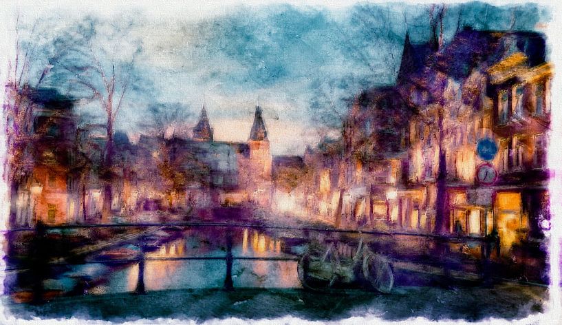 Herfst in Amsterdam van FRESH Fine Art