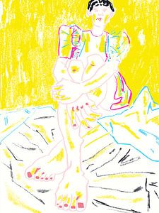 Het meisje in de gele jurk, Francesco Gulina van 1x