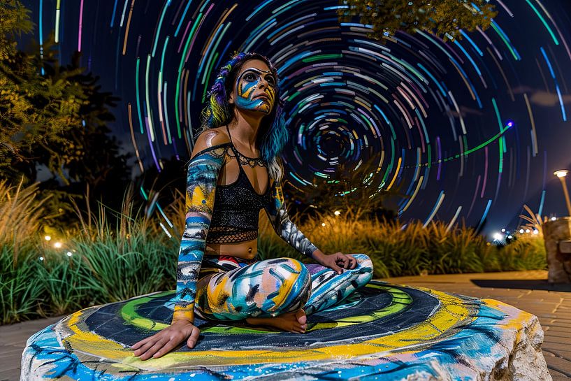 under the starry night by Egon Zitter