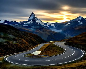 Route solitaire vers le sommet sur Jean Pierre