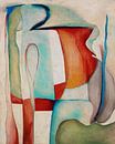 Abstract seated figure by Jan Keteleer (JanKé): A Journey Beyond the Canvas thumbnail