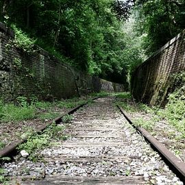 Treinrails Hombourg by Karen Boer-Gijsman
