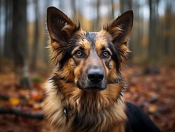 Duitse Herder hond van PixelPrestige