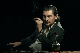 Alex with sigar sur B S