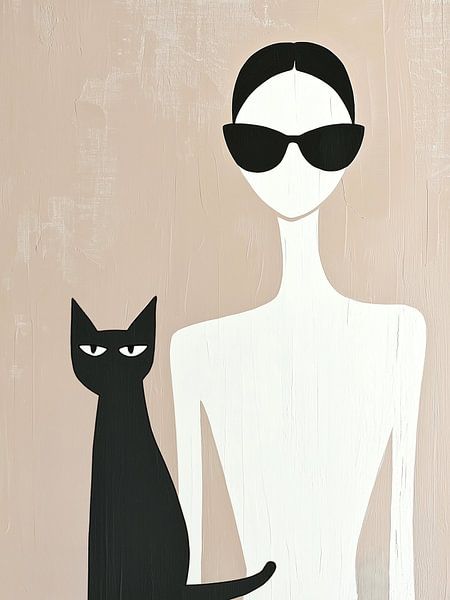 My Cat and I by Color Square
