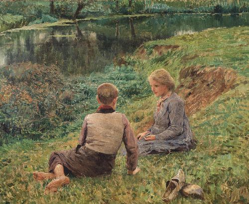 Kinderen op het platteland, Emile Claus