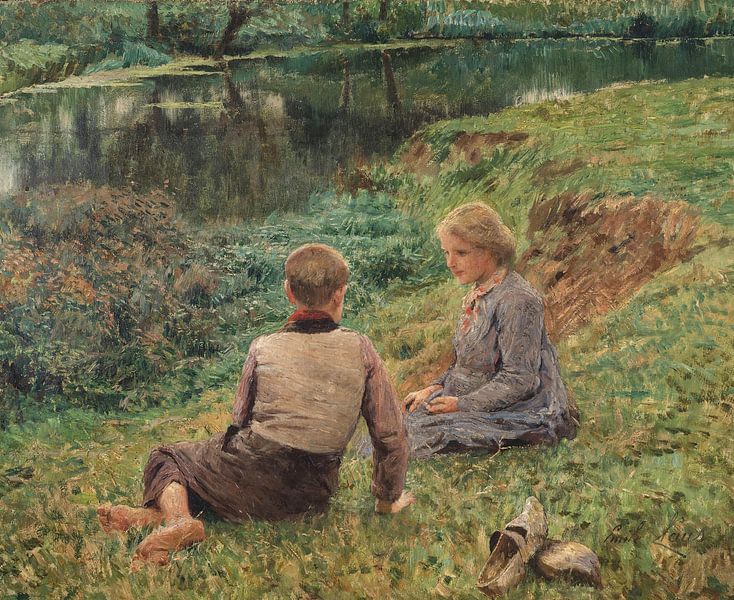 Kinderen op het platteland, Emile Claus van Meesterlijcke Meesters