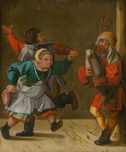 Albrecht Dürer – Danse villageoise | Reproduction d'un dessin de la Renaissance
