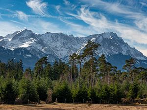 Blick zur Zugspitze