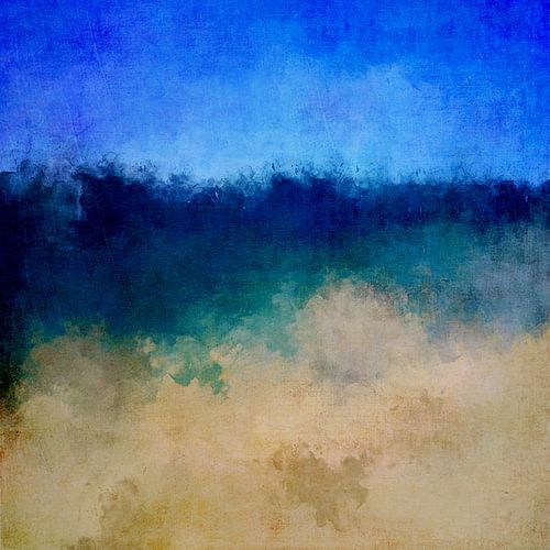 Een wilde dag op het strand