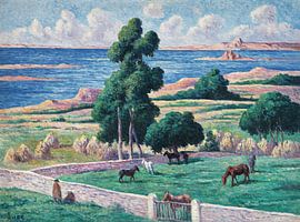 The Île à bois, Kermouster, Lézardrieux, Maximilien Luce